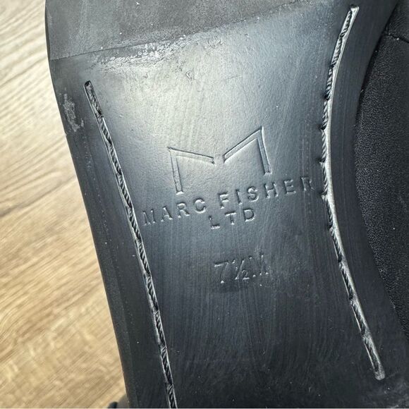 Marc Fisher | Black Leather Nickie Loafer - Picture 6 of 9